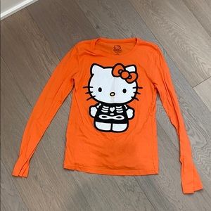 Girls xl (14-16) hello kitty halloween top